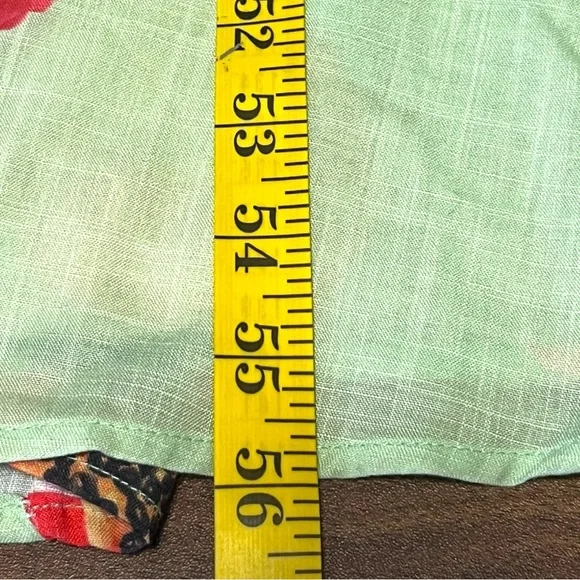 NWT Petal and Pup Women's Brea Green Fruit and Floral Print Maxi Dress Size XL - Picture 14 of 16